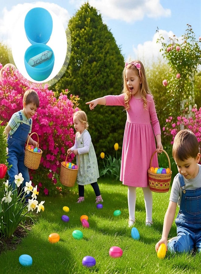 كينينج مجموعة كينينج المكونة من 24 قطعة من بيض عيد الفصح المعبأ مسبقًا بأحجار الكريستال الطبيعية، مع قلادة شبكية وسوار وحبل، مثالية لحشو سلال عيد الفصح، وهدايا البحث عن البيض، وتوزيعات الحفلات. - Image 5